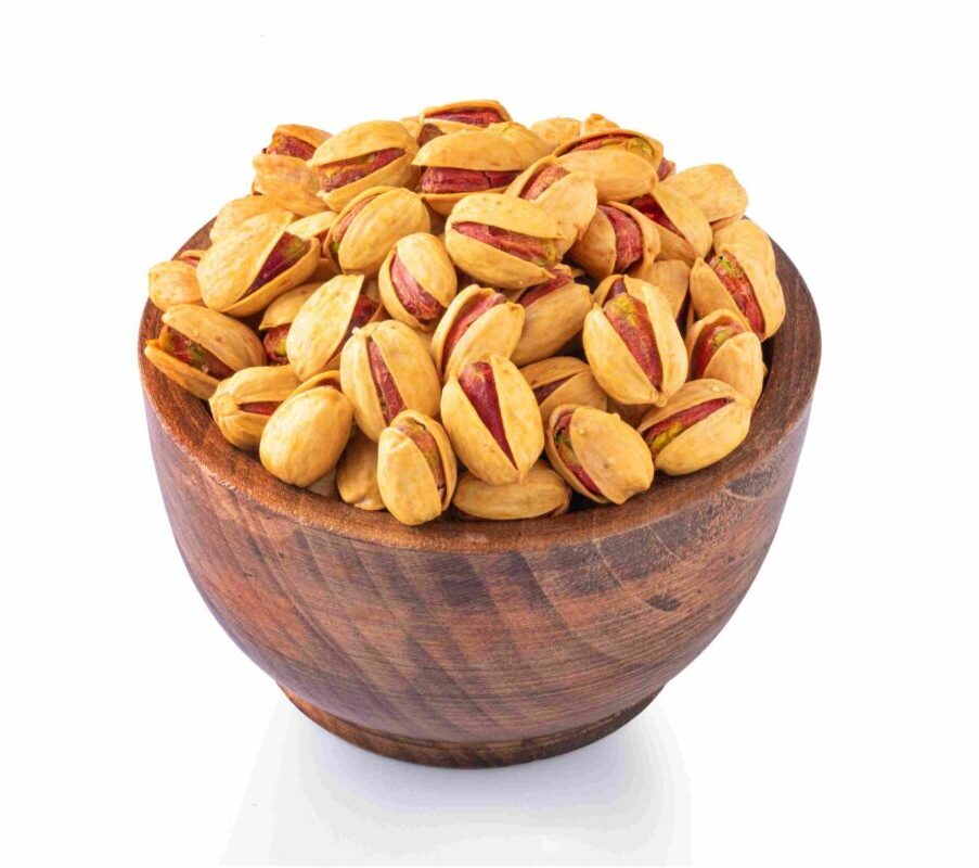 پسته کله قوچی بو داده زعفرانی